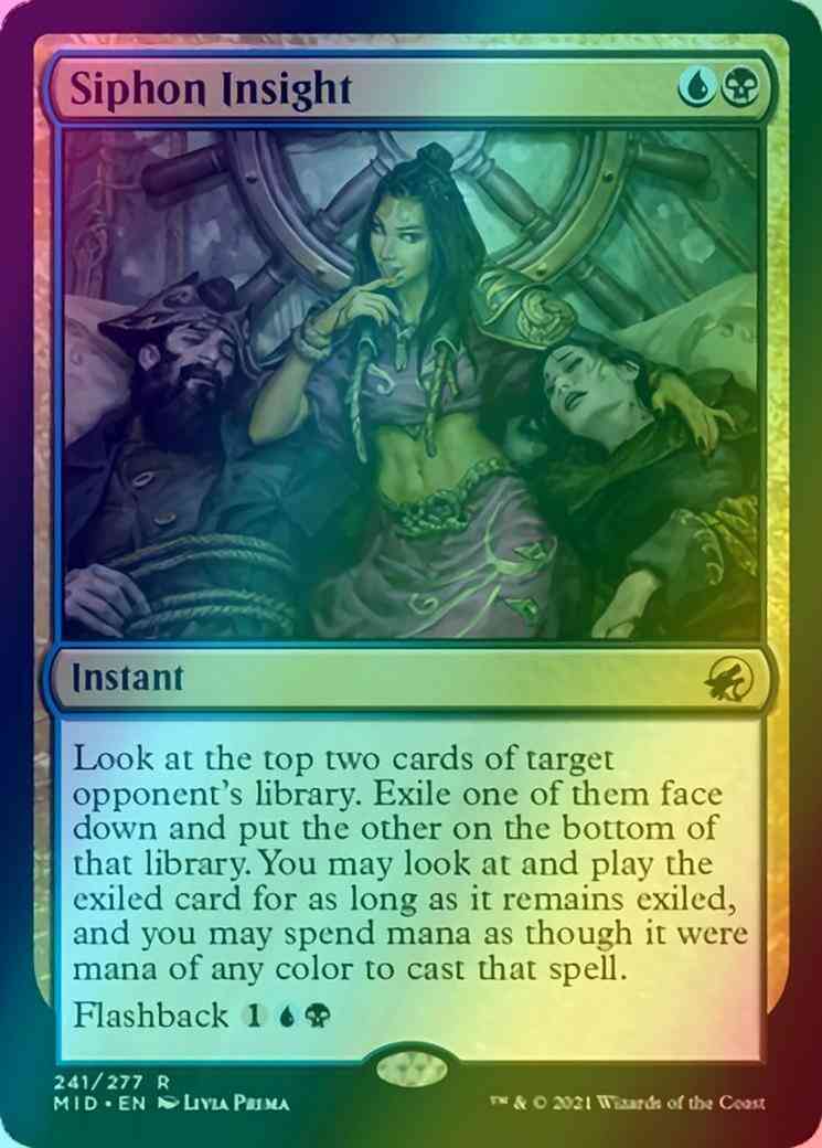 Siphon Insight [241] [Innistrad: Midnight Hunt] [Foil] – Face to Face Games