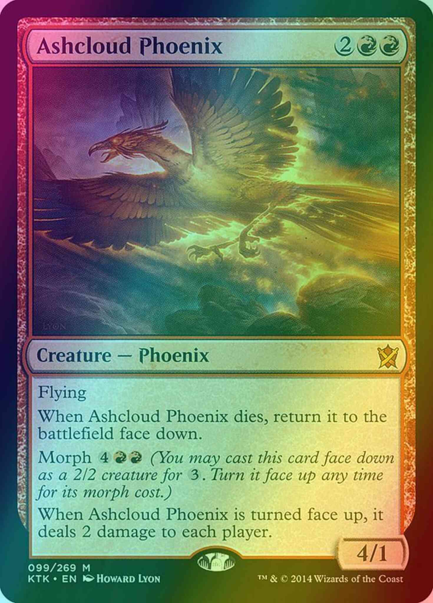Ashcloud Phoenix [99] [Khans Of Tarkir] [Foil] – Face to Face Games