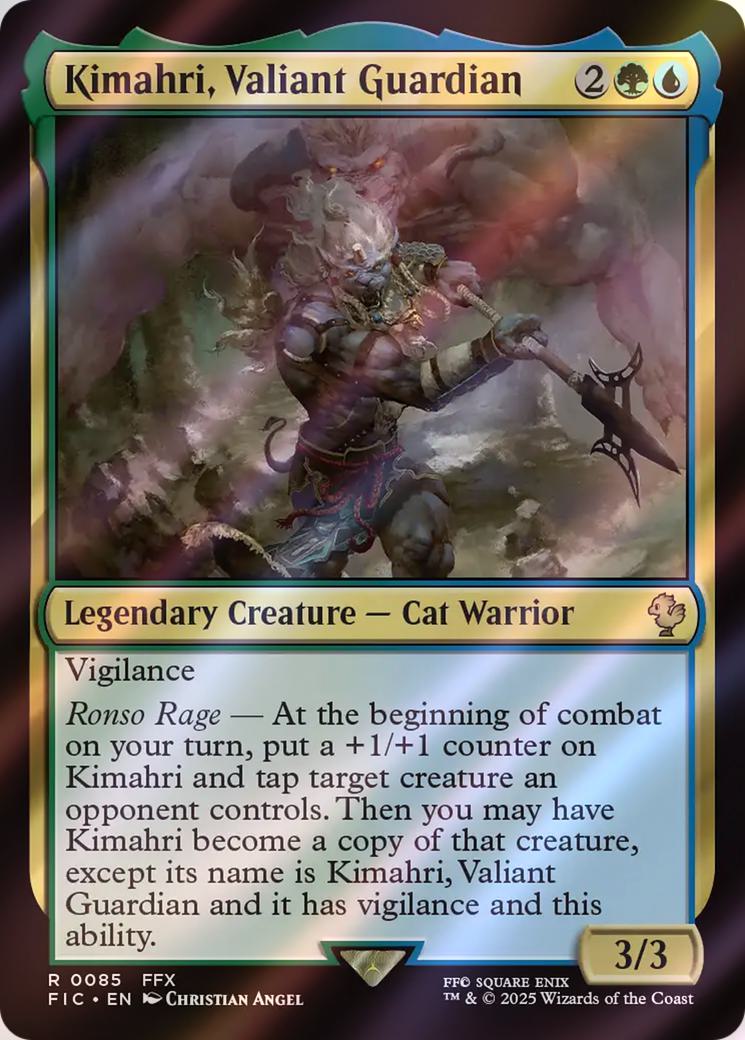 Kimahri, Valiant Guardian [85] [FINAL FANTASY: Commander] [Surge Foil] –  Face to Face Games