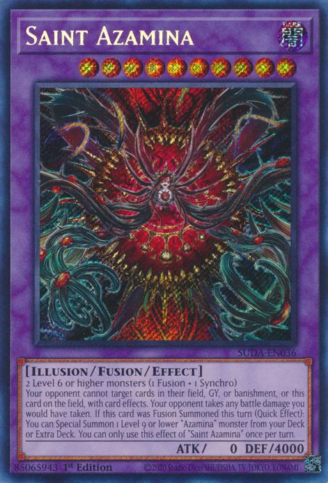 Saint Azamina - SUDA-EN036 - Secret Rare - 1st Edition