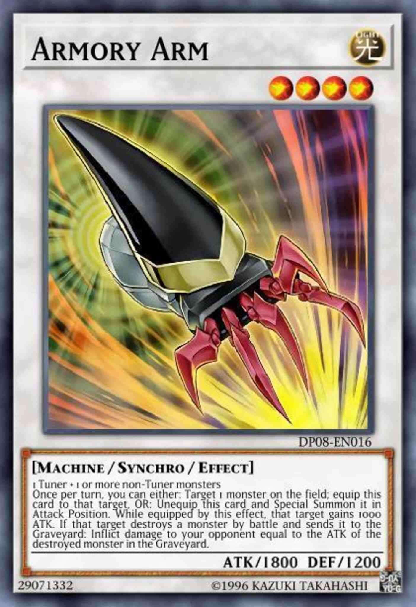 Armory Arm - LC5D-EN034 - Secret Rare - 1st Edition
