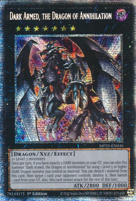 Dark Armed, the Dragon of Annihilation - MP25-EN036 - Starlight Rare - 1st Edition