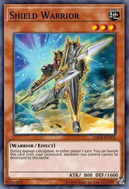 Shield Warrior - BP02-EN066 - Mosaic Rare - 1st Edition