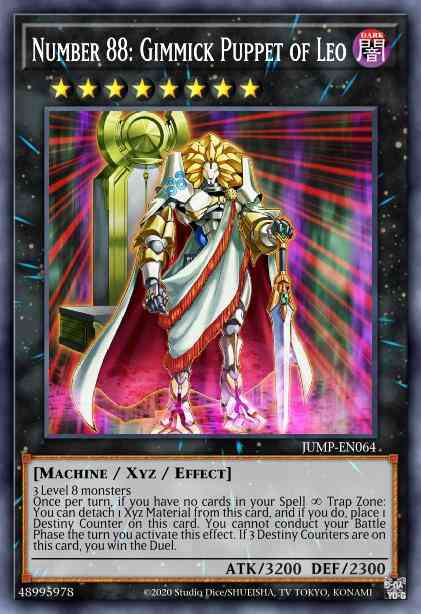 Number 88: Gimmick Puppet of Leo - JUMP-EN064 - Ultra Rare - Limited