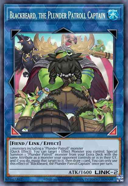 Blackbeard, the Plunder Patroll Captain - IGAS-EN089 - Ultra Rare - 1st Edition