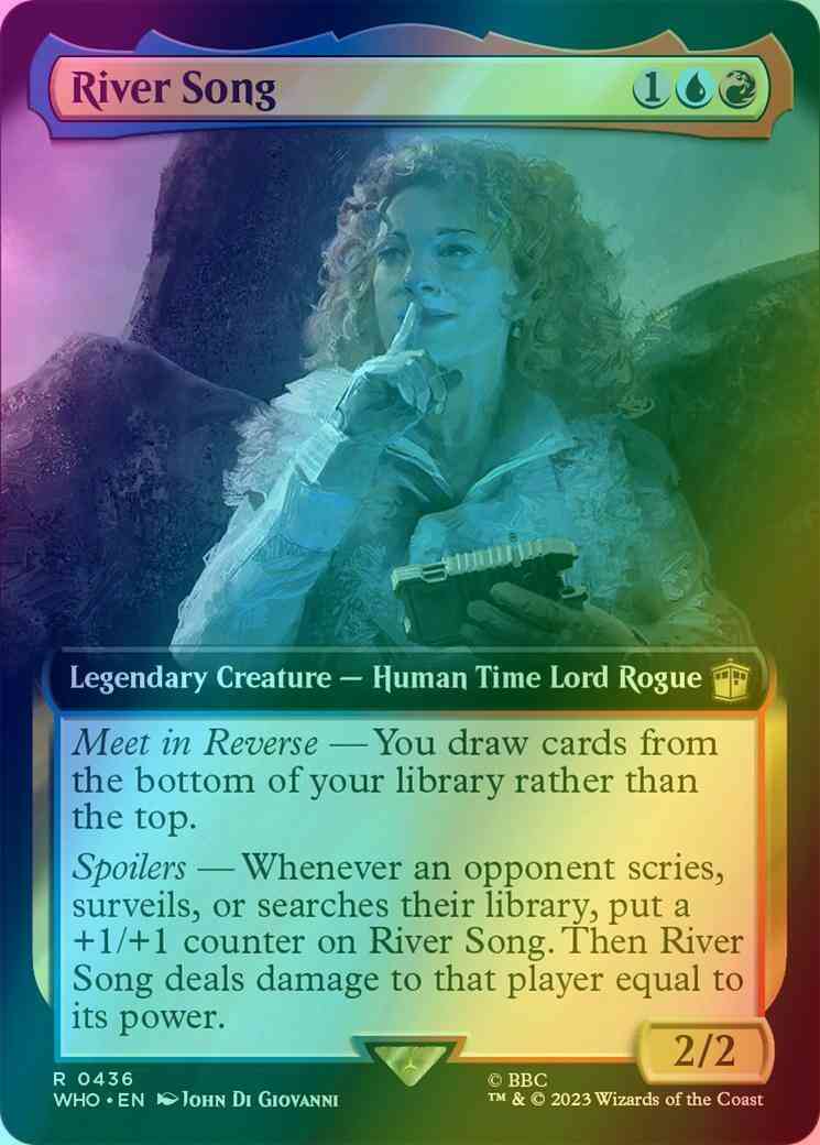 river song mtg card River Song | Doctor Who Commander