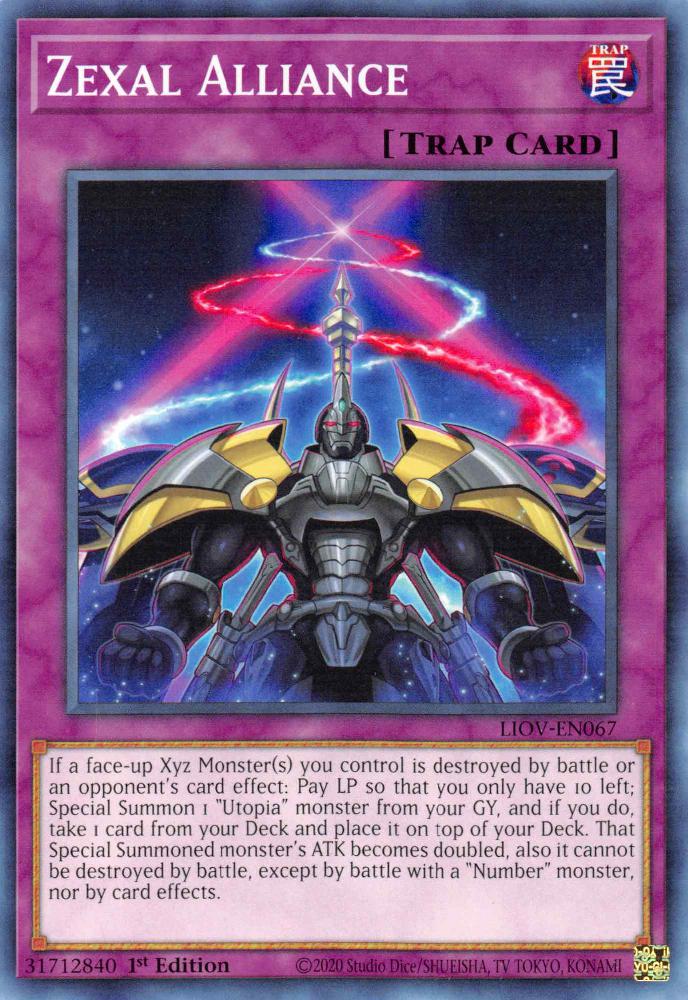 Zexal Alliance - LIOV-EN067 - Common - 1st Edition