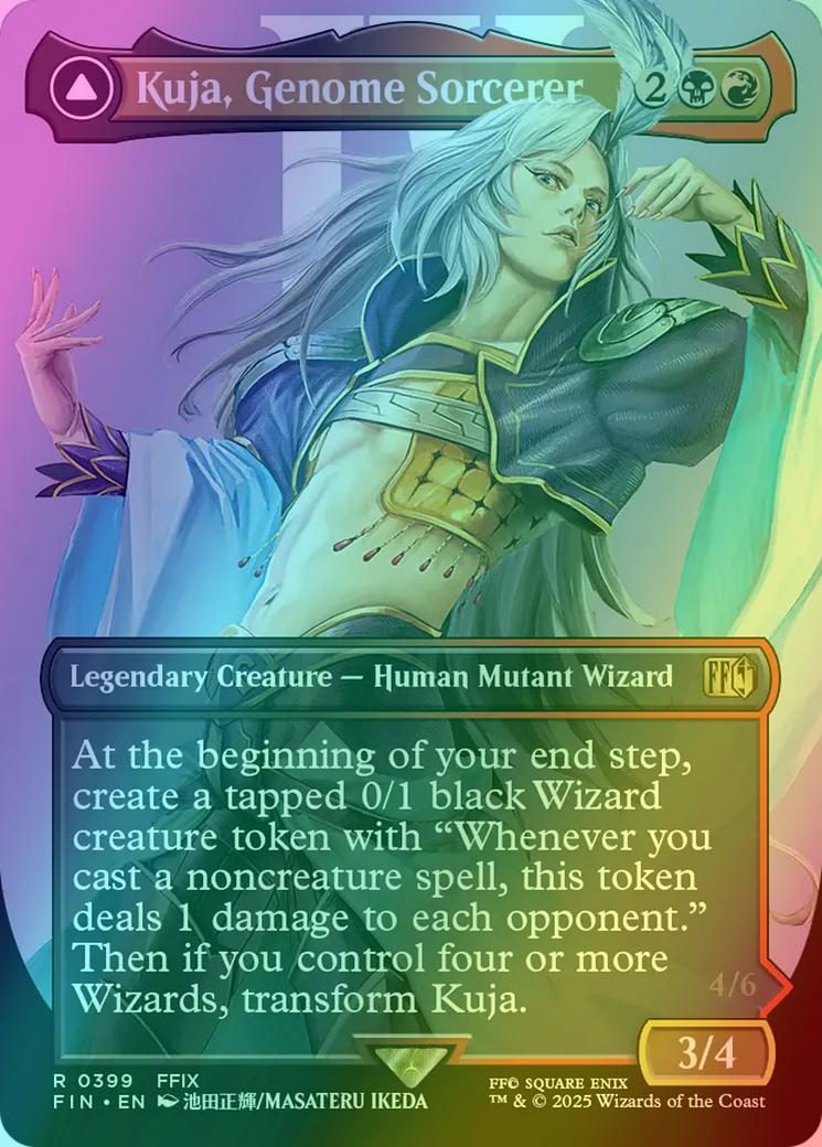 Kuja, Genome Sorcerer // Trance Kuja, Fate Defied [399] [Borderless] [Character] [FINAL FANTASY] [Foil] – Face to Face Games