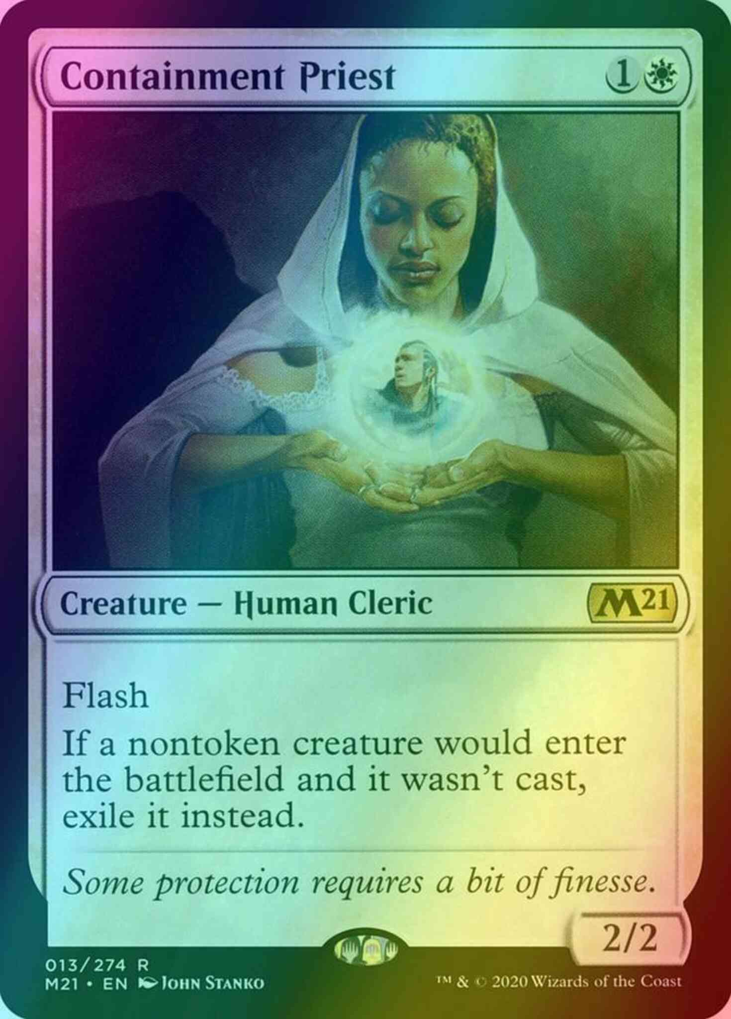 Containment Priest [13] [Core Set 2021] [Foil] – Face to Face Games
