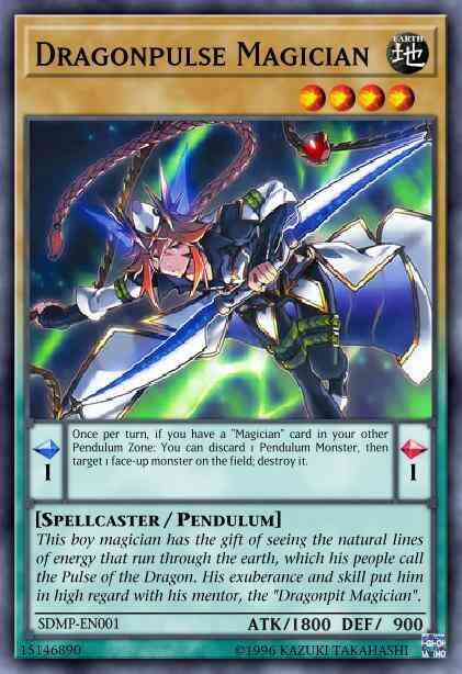 Dragonpulse Magician - SDMP-EN001 - Common - 1st Edition