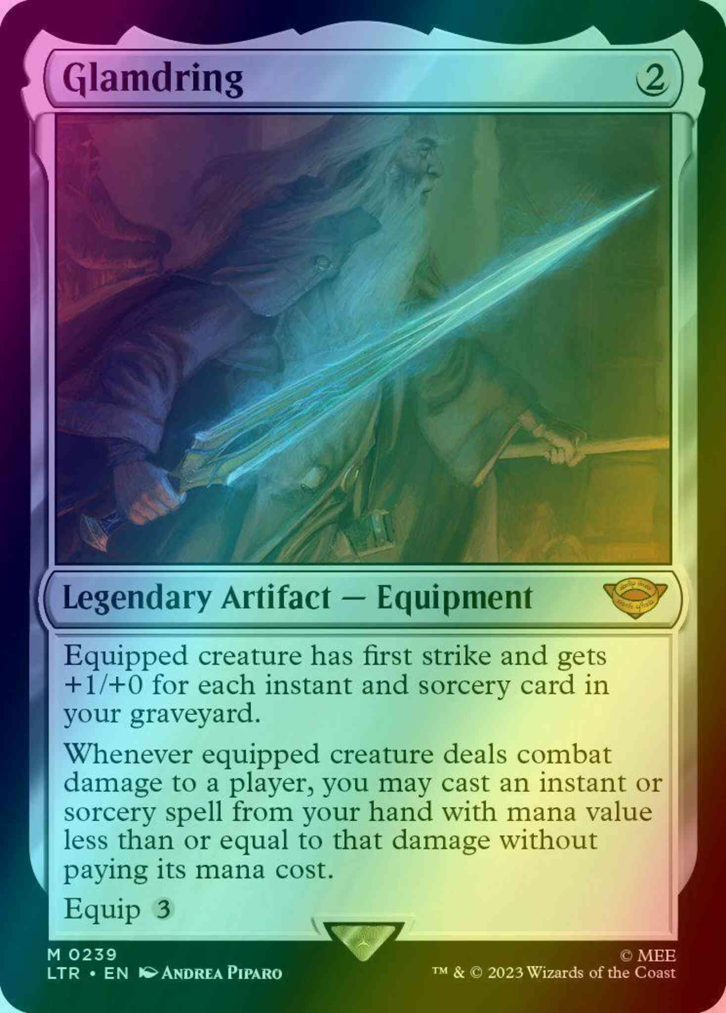 glamdring mtg card Glamdring by Zeb Love