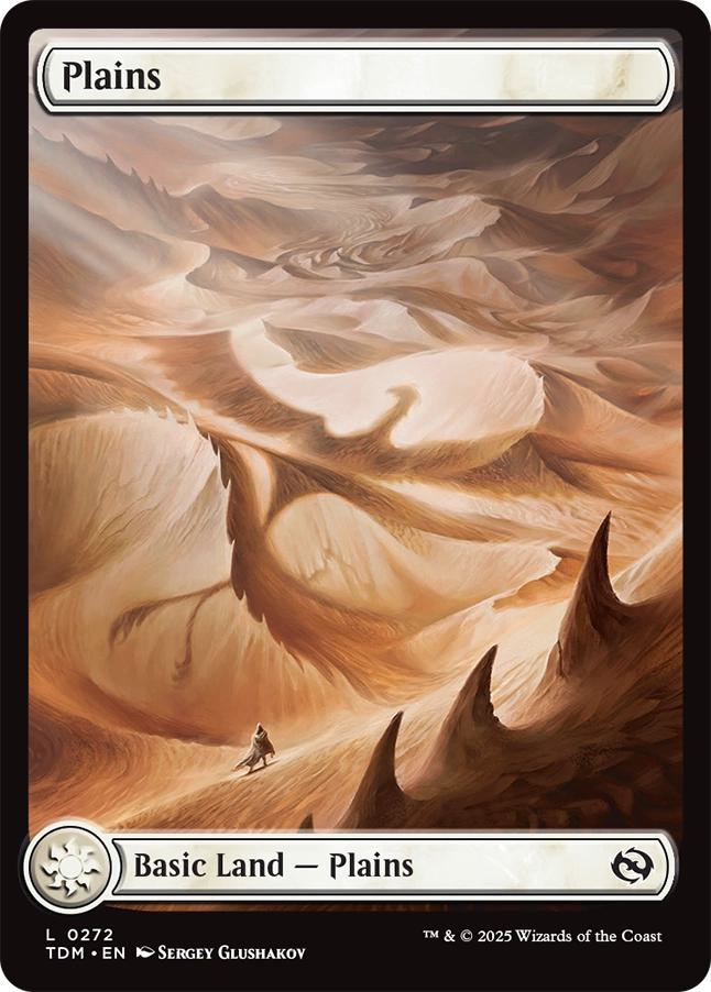 Plains [272] [Full Art] [Dragon's Presence] [Tarkir: Dragonstorm]  [Non-Foil] – Face to Face Games