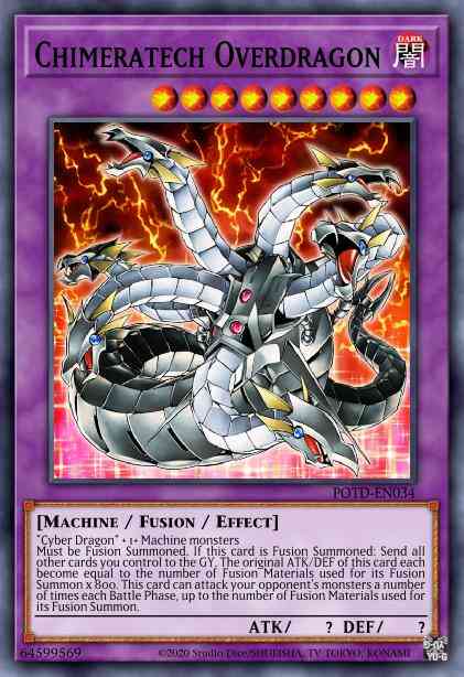 Chimeratech Overdragon - LCGX-EN183 - Secret Rare - 1st Edition
