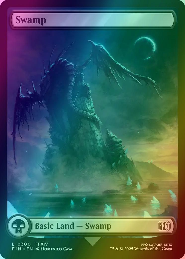mtg final fantasy swamp Swamp [300] [Full Art] [FINAL FANTASY] [Foil] – Face to Face Games