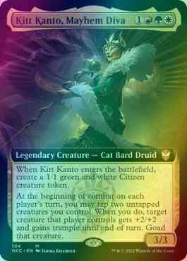 Kitt Kanto, Mayhem Diva [104] [Extended Art] [Streets of New Capenna:  Commander] [Foil] – Face to Face Games