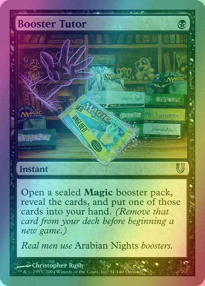 Booster Tutor [51] [Unhinged] [Foil]  Face to Face Games