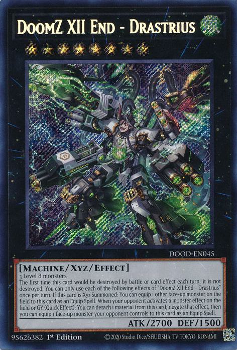 DoomZ XII End - Drastrius - DOOD-EN045 - Secret Rare - 1st Edition