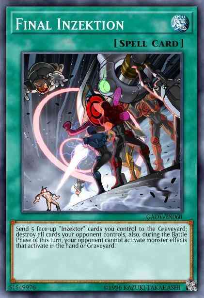 Final Inzektion - GAOV-EN060 - Rare - 1st Edition