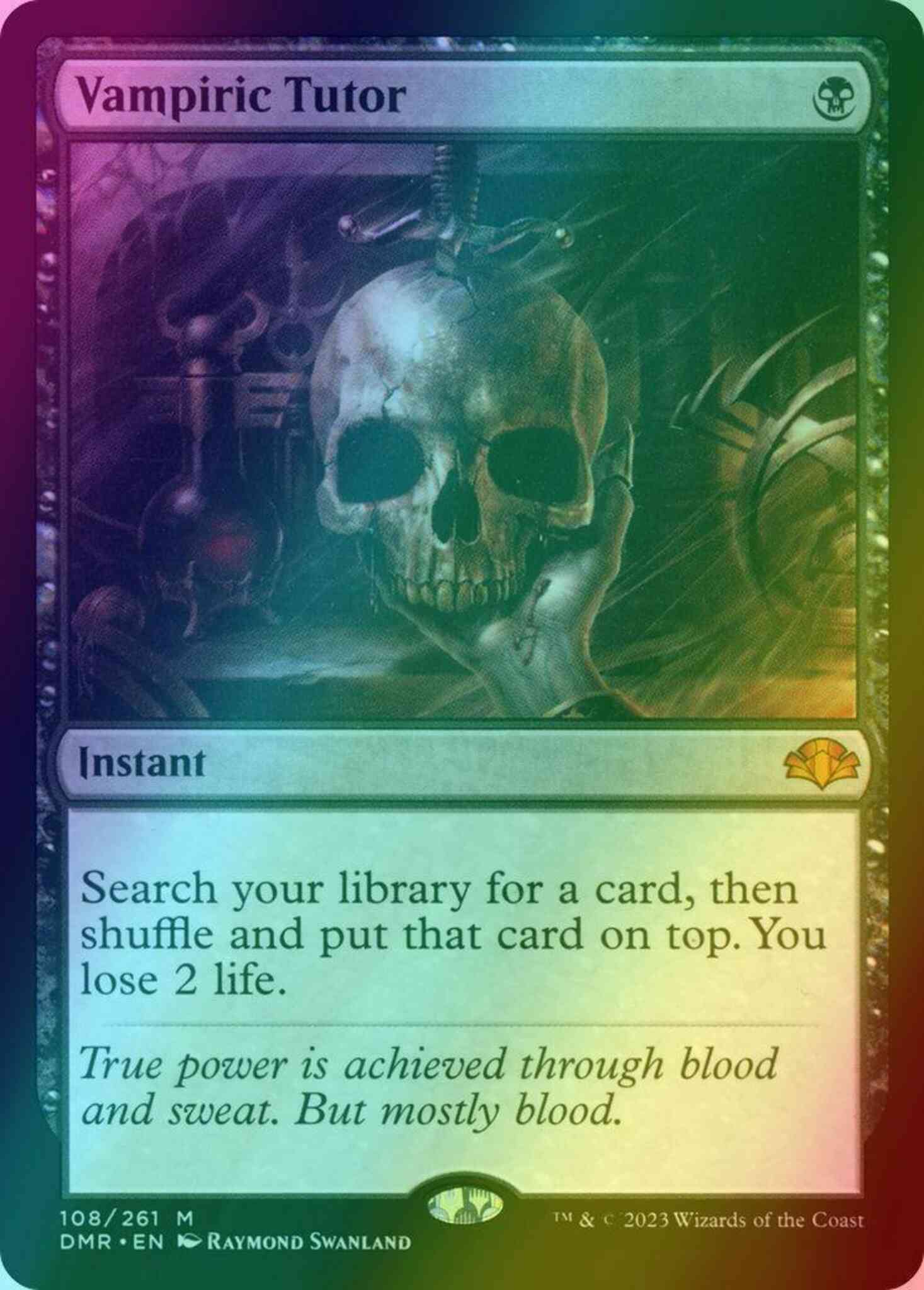 Vampiric Tutor [108] [Dominaria Remastered] [Foil] – Face to Face