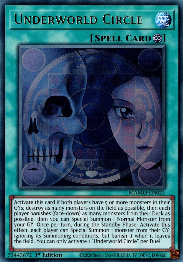 Underworld Circle - MAMO-EN021 - Ultra Rare - 1st Edition