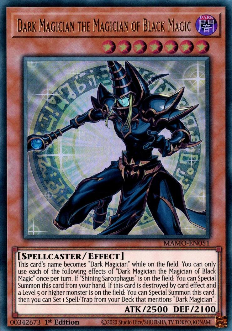 Dark Magician the Magician of Black Magic - MAMO-EN051 - Ultra Rare - 1st Edition