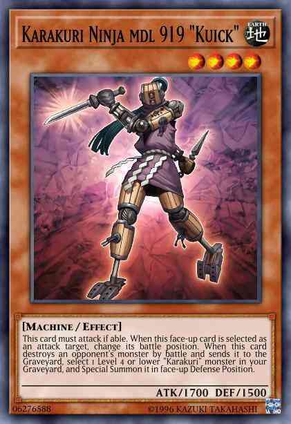Karakuri Ninja mdl 919 "Kuick" - STOR-EN028 - Common - 1st Edition