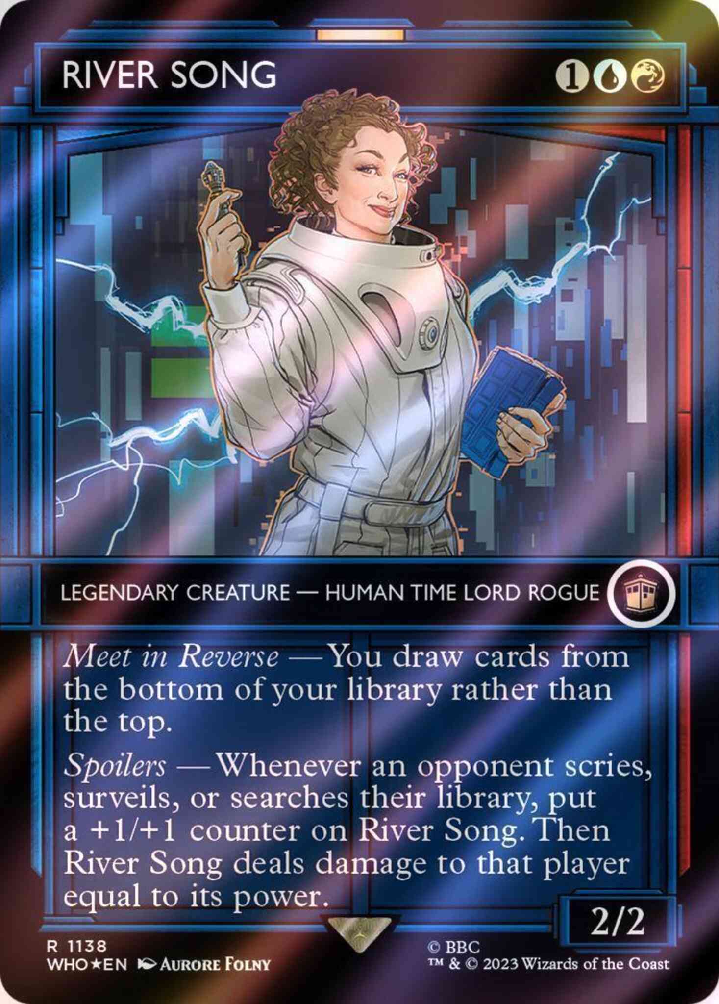 River Song [1138] [TARDIS Showcase] [Universes Beyond: Doctor Who] [Surge  Foil] – Face to Face Games