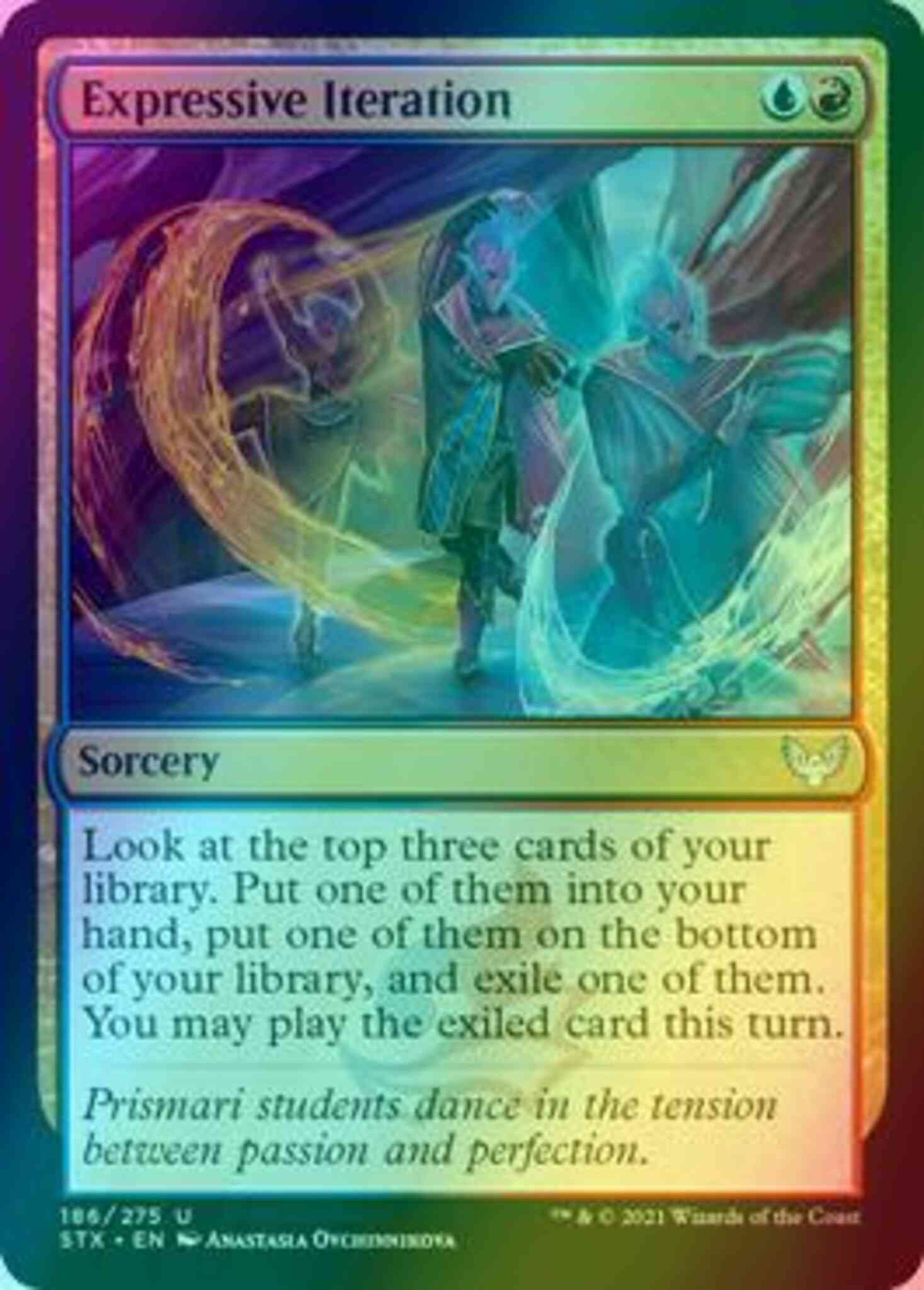 Expressive Iteration [186] [Strixhaven: School of Mages] [Foil