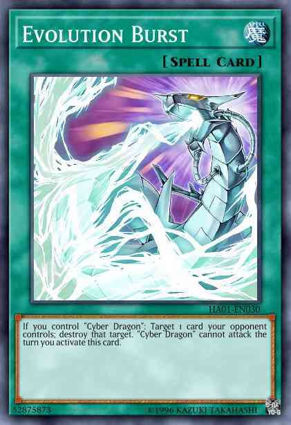 Evolution Burst - DT01-EN045 - Duel Terminal Rare Parallel Rare - Duel Terminal