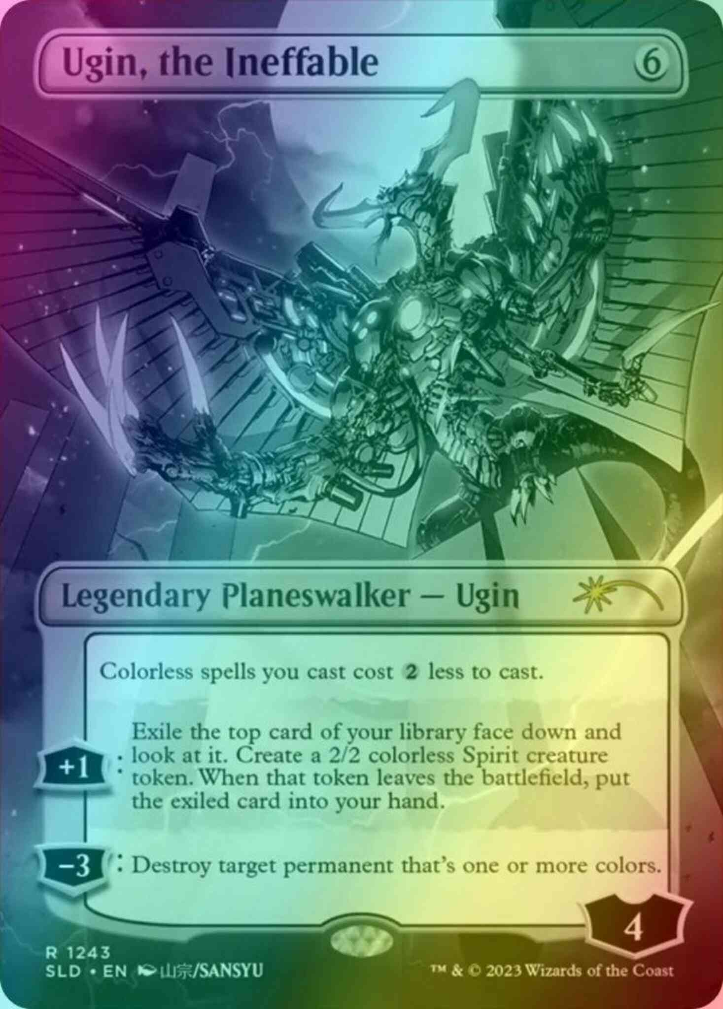 Ugin, the Ineffable [1243] [Borderless] [Manga] [What-If-Walkers WPN  Exclusive] [Secret Lair Drop] [Foil] – Face to Face Games
