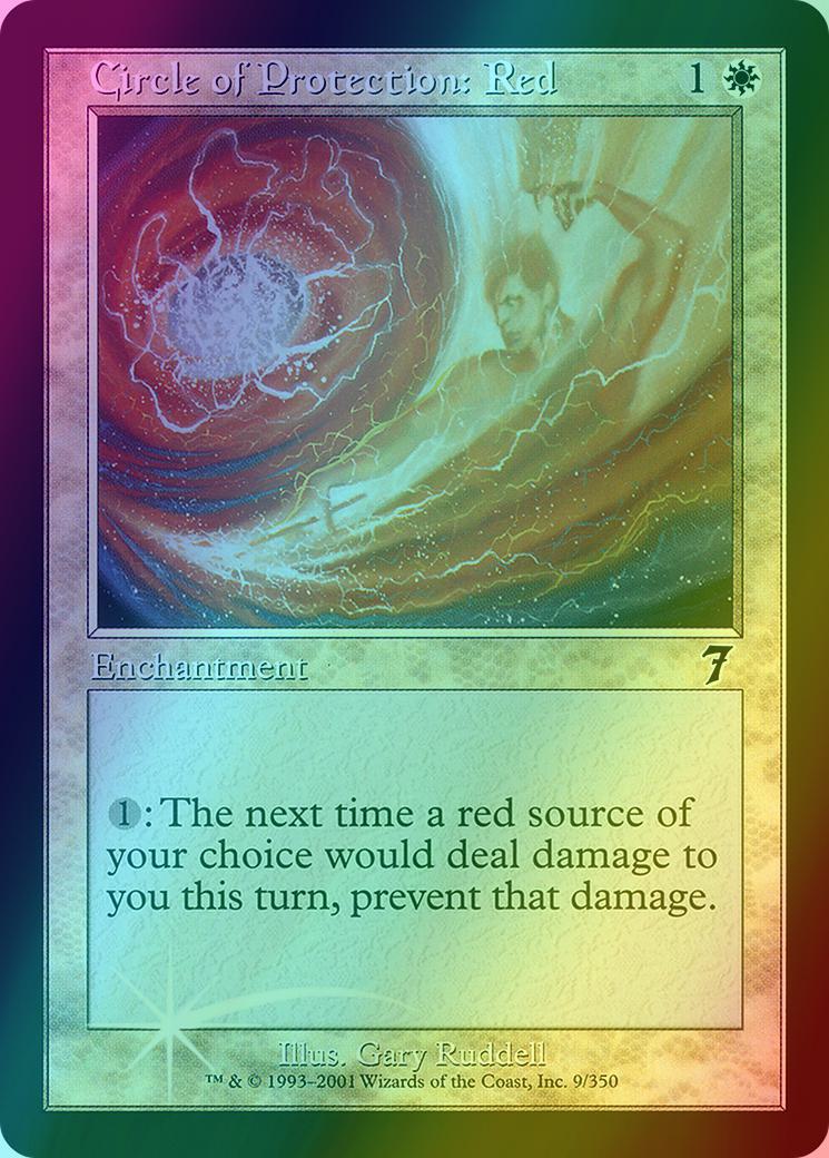 Circle of Protection: Red [9x] [Seventh Edition] [Foil] – Face to