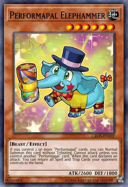 Performapal Elephammer - CROS-EN002 - Rare - 1st Edition