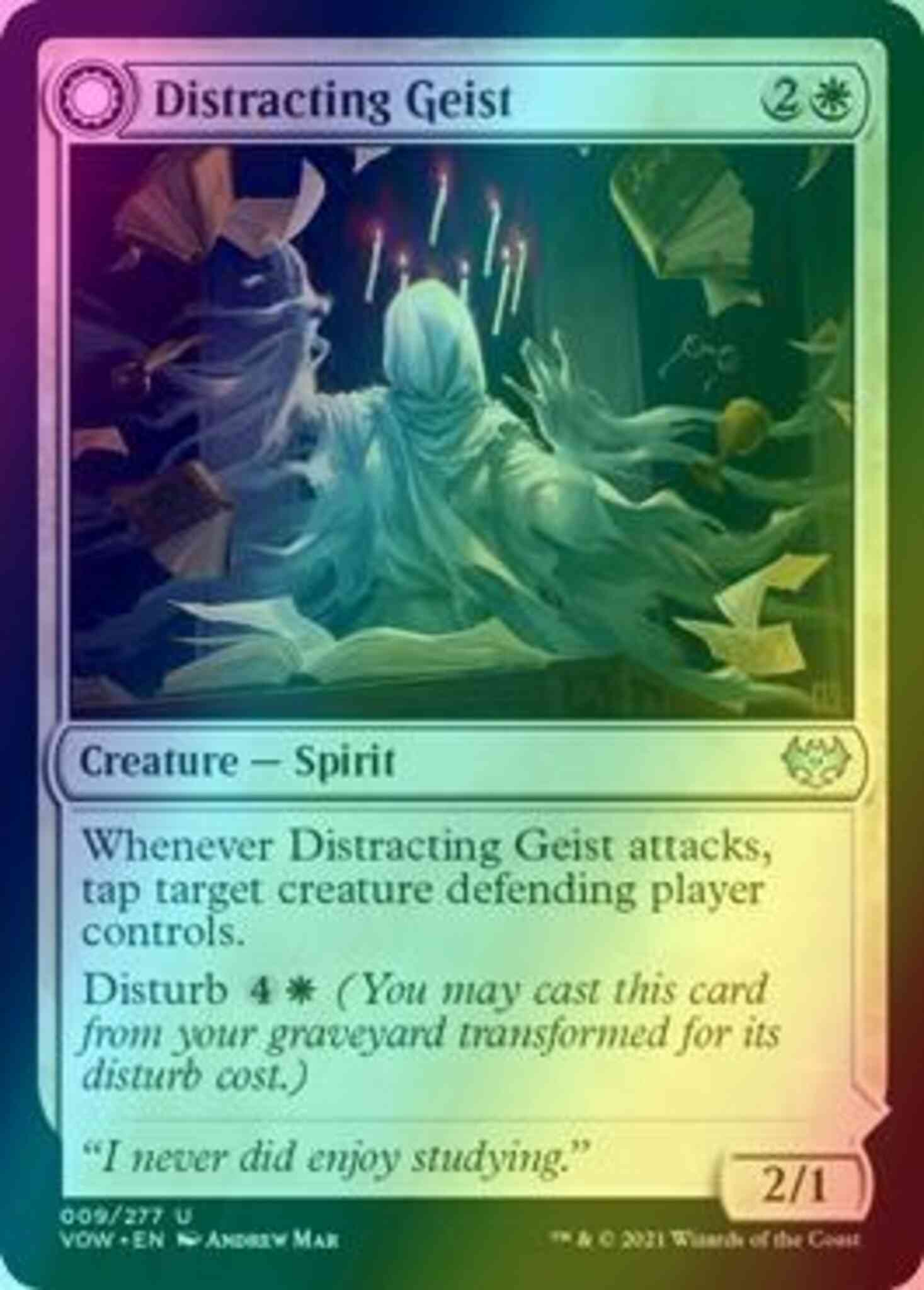 Distracting Geist // Clever Distraction [9] [Innistrad: Crimson Vow] [Foil] – Face to Face Games