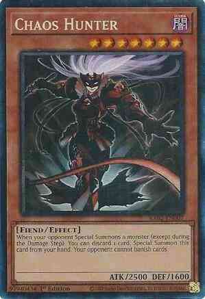 Chaos Hunter - RA02-EN007 - Prismatic Collector's Rare - 1st Edition