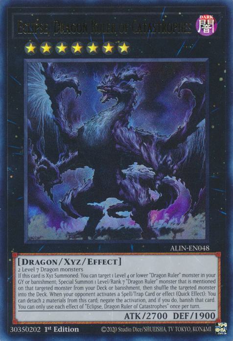 Eclipse, Dragon Ruler of Catastrophes - ALIN-EN048 - Ultra Rare - 1st Edition