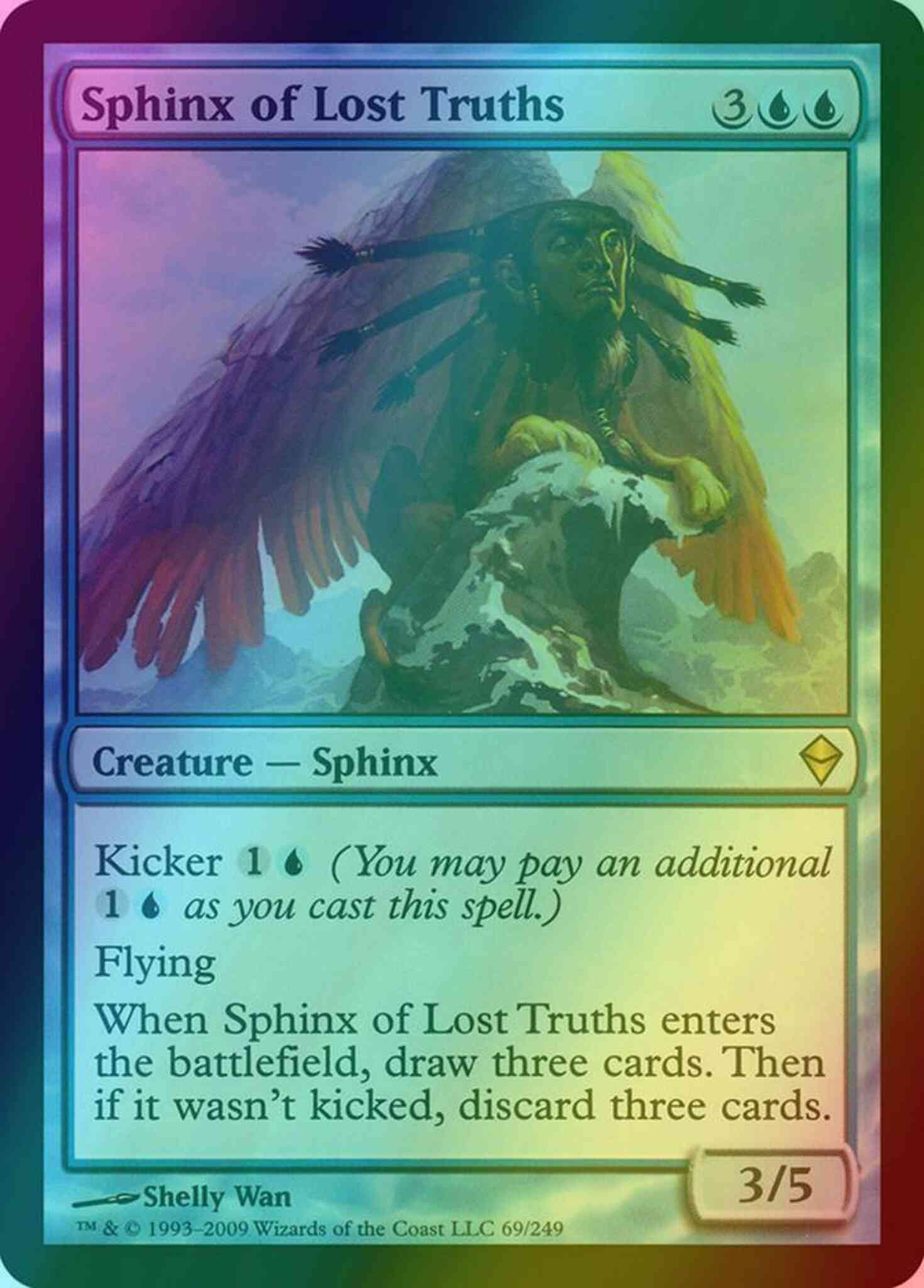 Sphinx of Lost Truths [69] [Zendikar] [Foil] – Face to Face Games