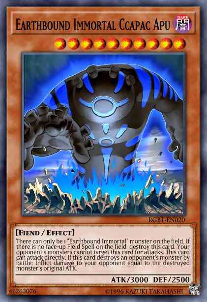 Earthbound Immortal Ccapac Apu - RGBT-EN020 - Ultimate Rare - Unlimited