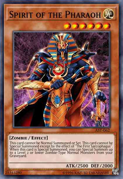 Spirit of the Pharaoh - AST-062 - Ultra Rare - 1st Edition