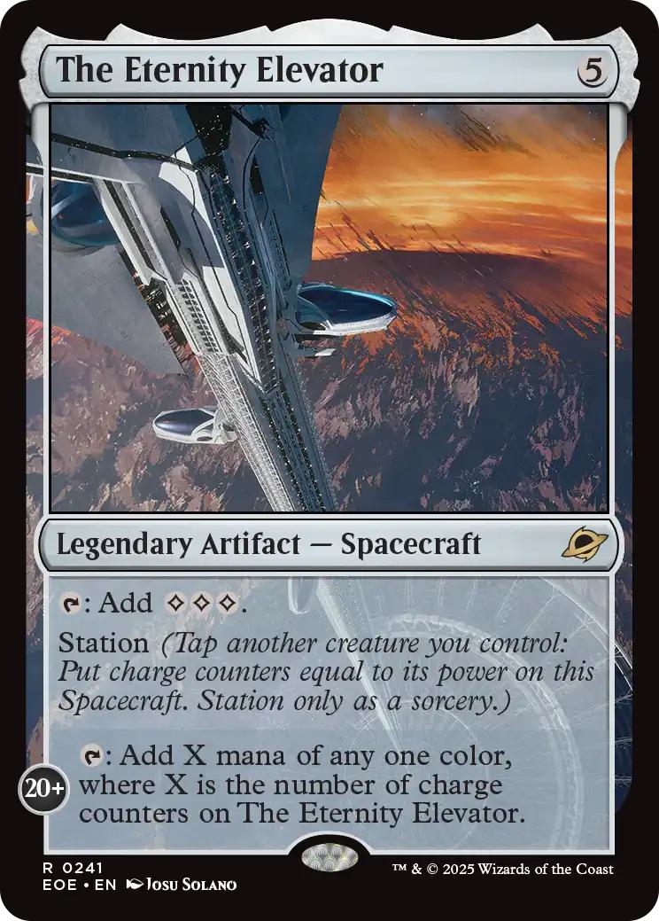 The Eternity Elevator [241] [Edge of Eternities] [Non-Foil] – Face