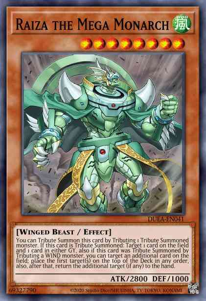 Raiza the Mega Monarch - DUEA-EN041 - Secret Rare - Unlimited