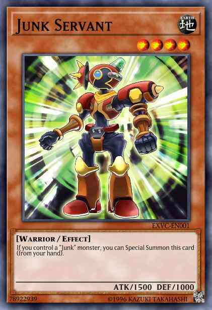 Junk Servant - EXVC-EN001 - Rare - 1st Edition