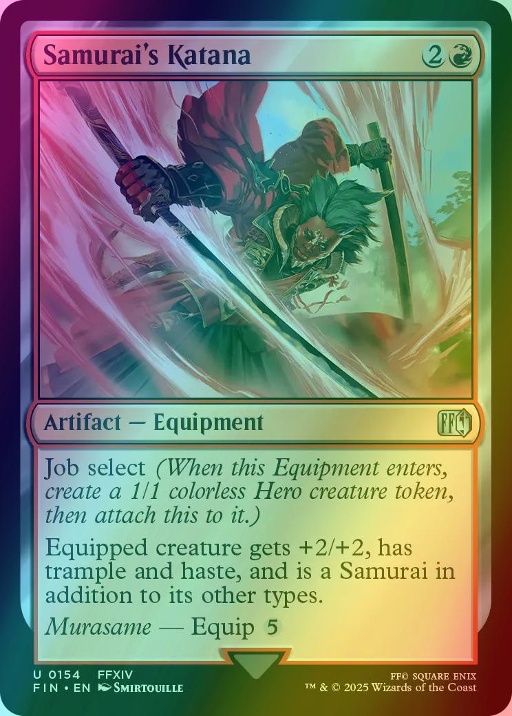 Samurai's Katana [154] [FINAL FANTASY] [Foil] – Face to Face Games