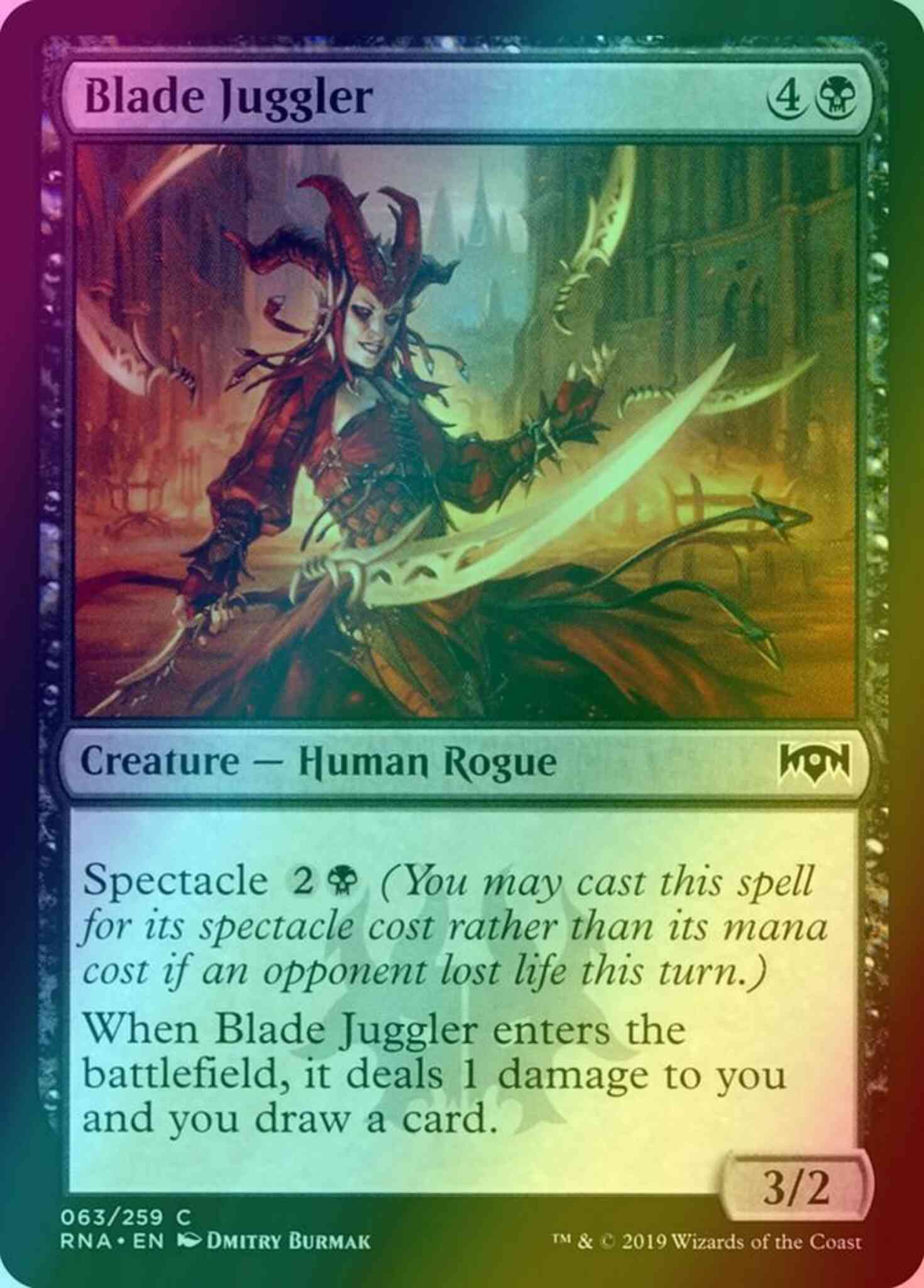 Blade Juggler [63] [Ravnica Allegiance] [Foil] – Face to Face Games