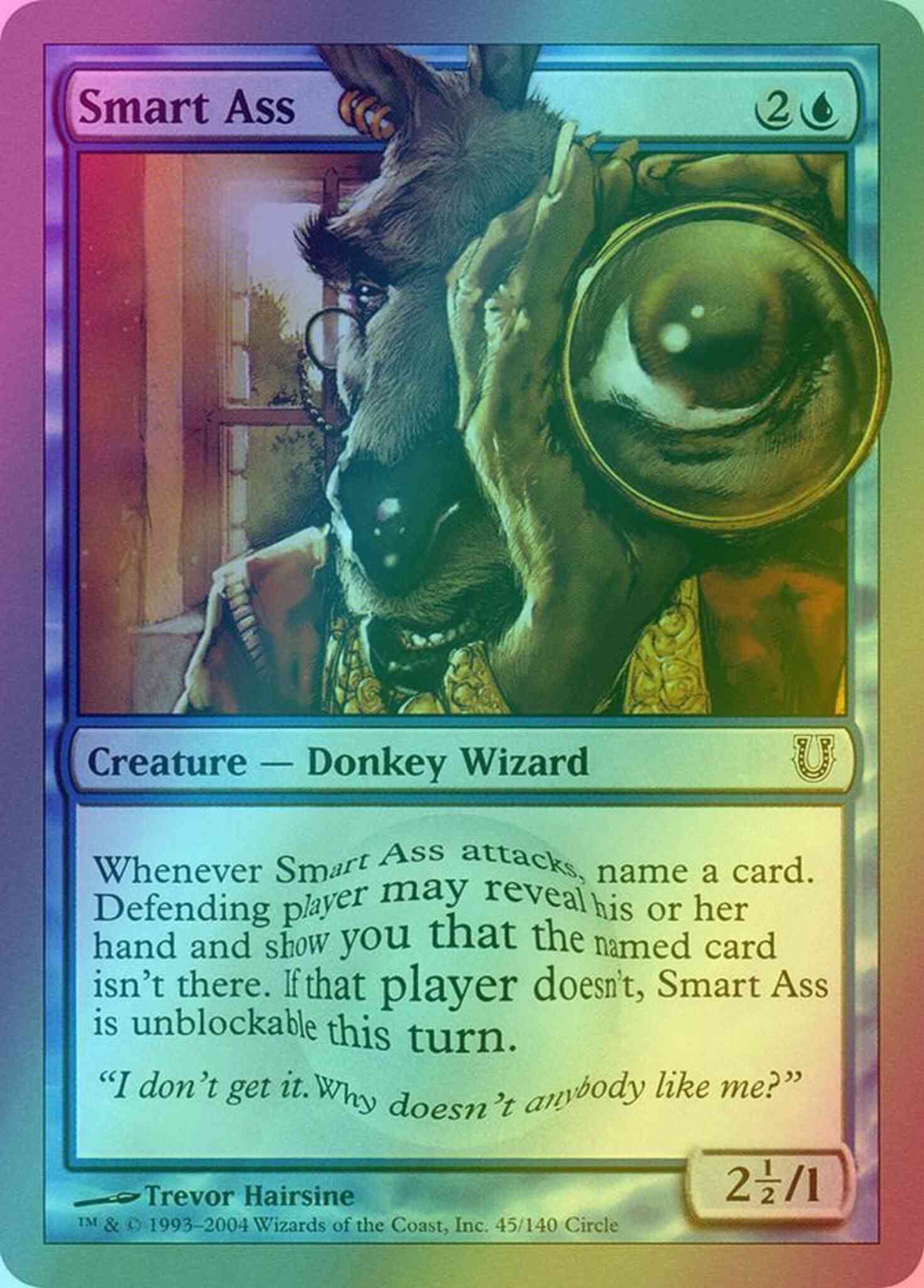 fastest banned card in mtg Smart Ass [45] [Unhinged] [Foil] – Face to Face Games