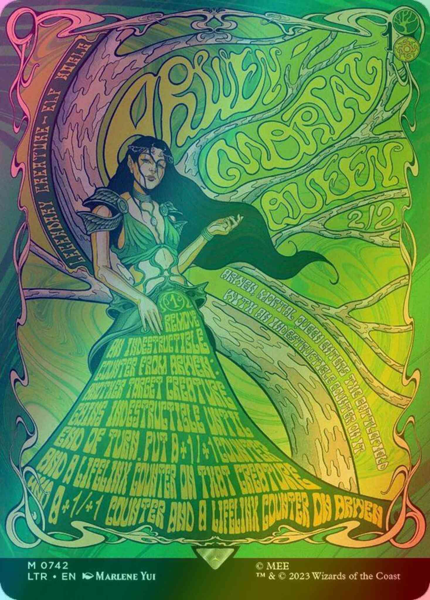 Arwen, Mortal Queen [742] [Borderless] [Poster] [The Lord of the