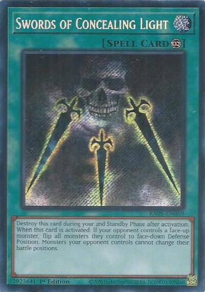 Swords of Concealing Light - RA05-EN059 - Secret Rare - 1st Edition