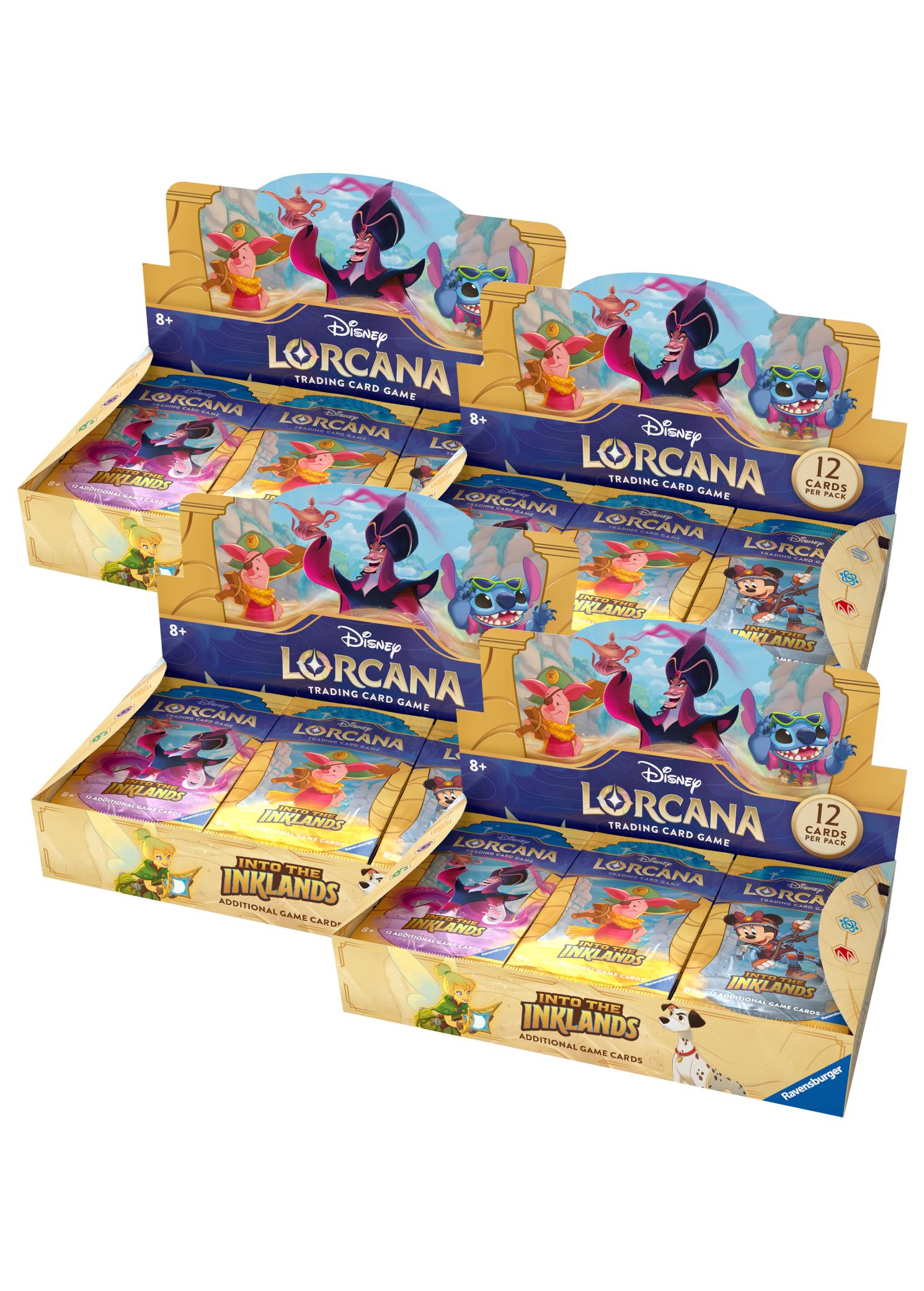 Disney Lorcana: Into the Inklands - Booster Case (4 Boxes) Face to Face Games Disney Lorcana: Into the Inklands - Booster Case (4 Boxes) Face to Face Games