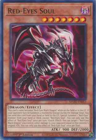 Red-Eyes Soul - MAZE-EN012 - Rare - 1st Edition