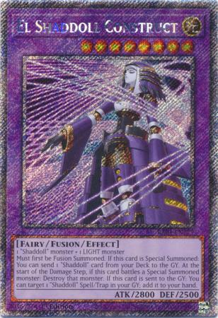El Shaddoll Construct - Alternate Art - RA04-EN229 - Platinum Secret Rare - 1st Edition