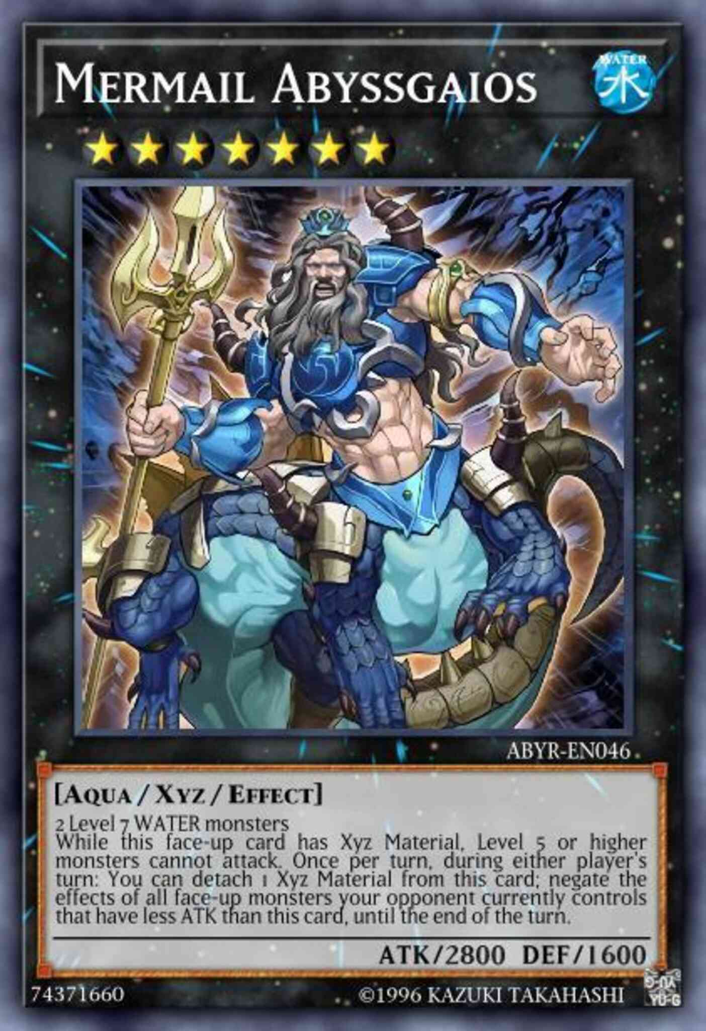 Mermail Abyssgaios - ABYR-EN046 - Ultimate Rare - 1st Edition